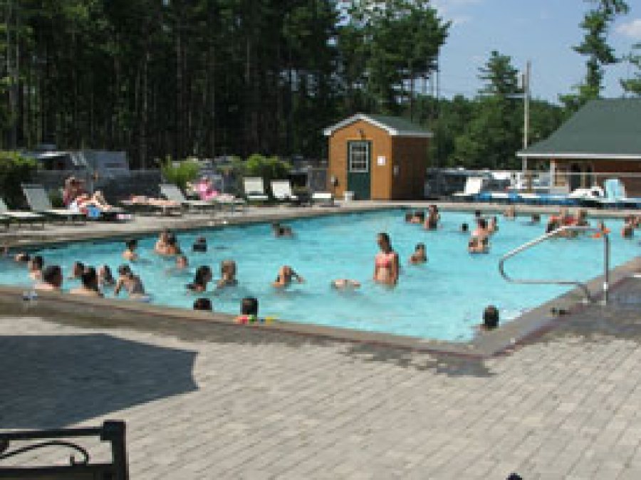 Naples KOA Holiday campground near Sebago Lake