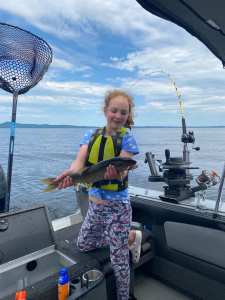 Sebago Lake recent catch: Salmon
