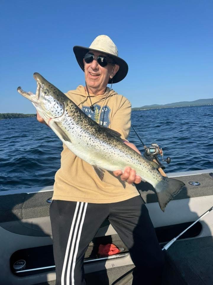 Sebago Lake recent catch: Salmon