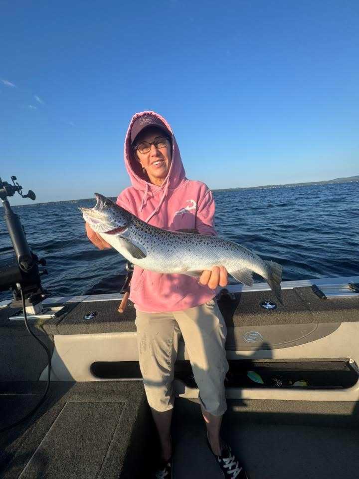 Sebago Lake recent catch: Salmon