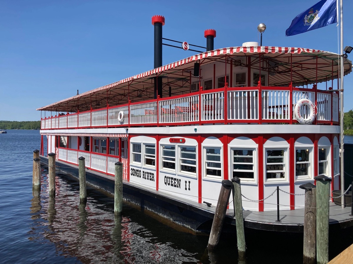 Sunset Cruises and the Songo River Queen near Sebago Lake
