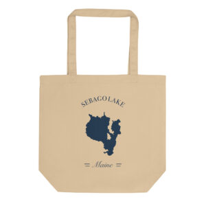 Sebago Lake Maine Organic Cotton Tote Bag