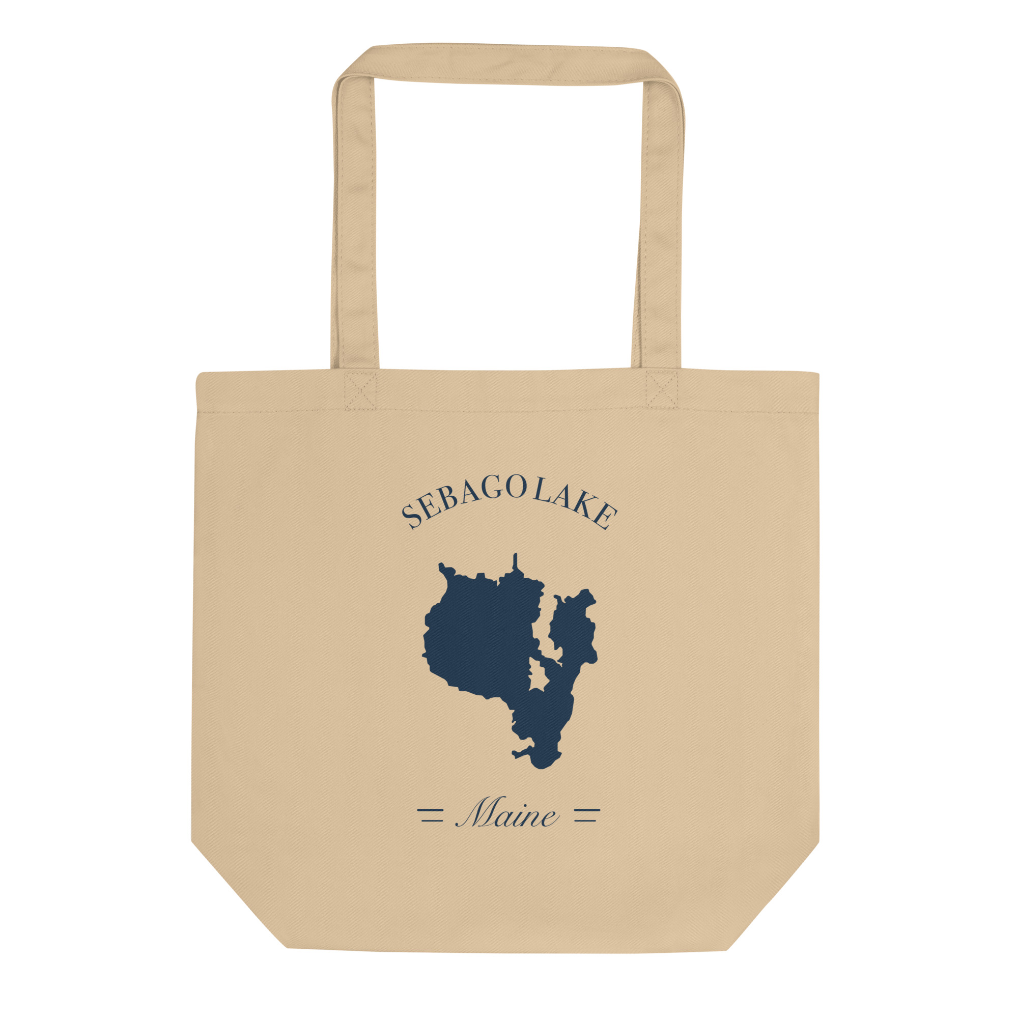 Sebago Lake Maine Organic Cotton Tote Bag - Image 2