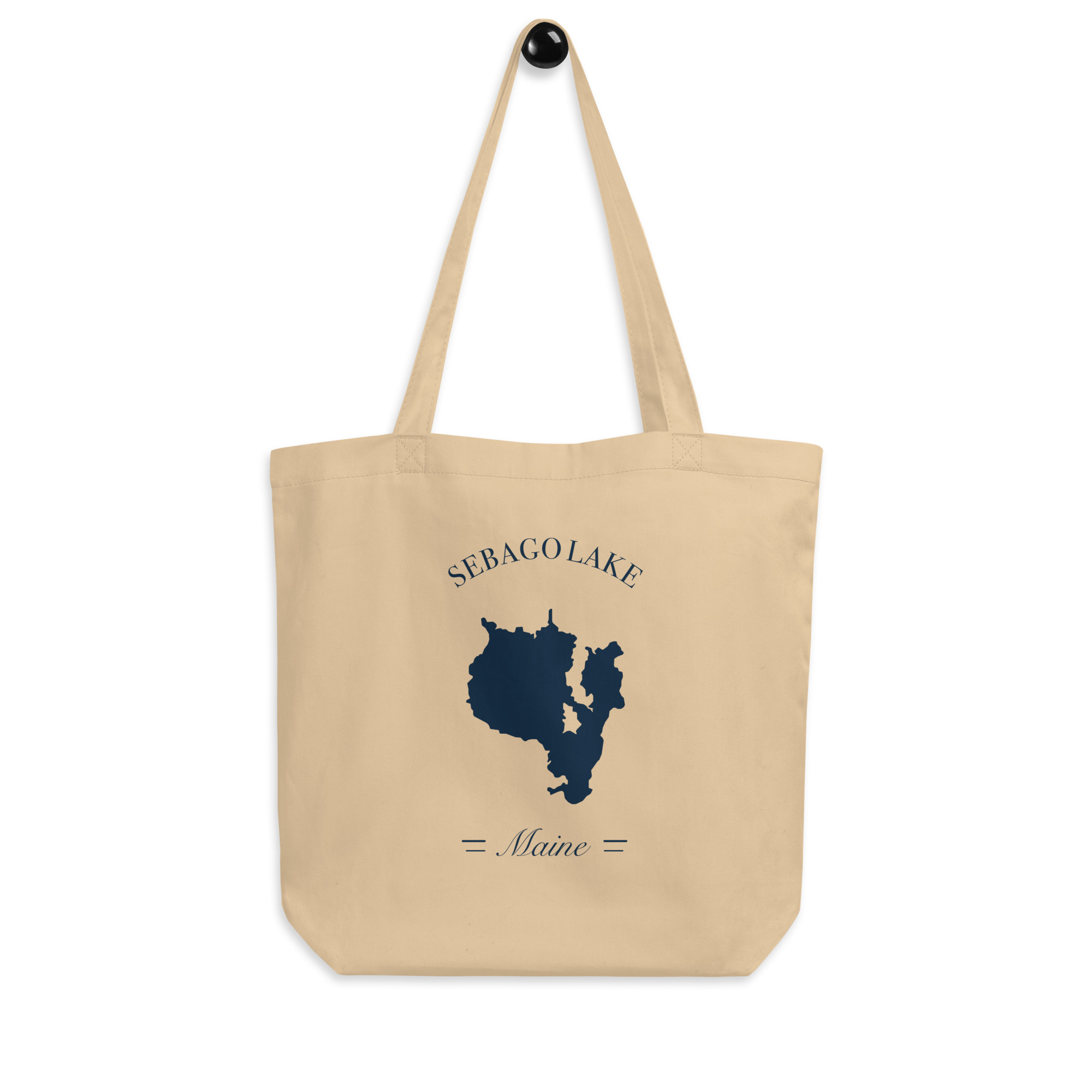 Sebago Lake Maine Organic Cotton Tote Bag - Image 3