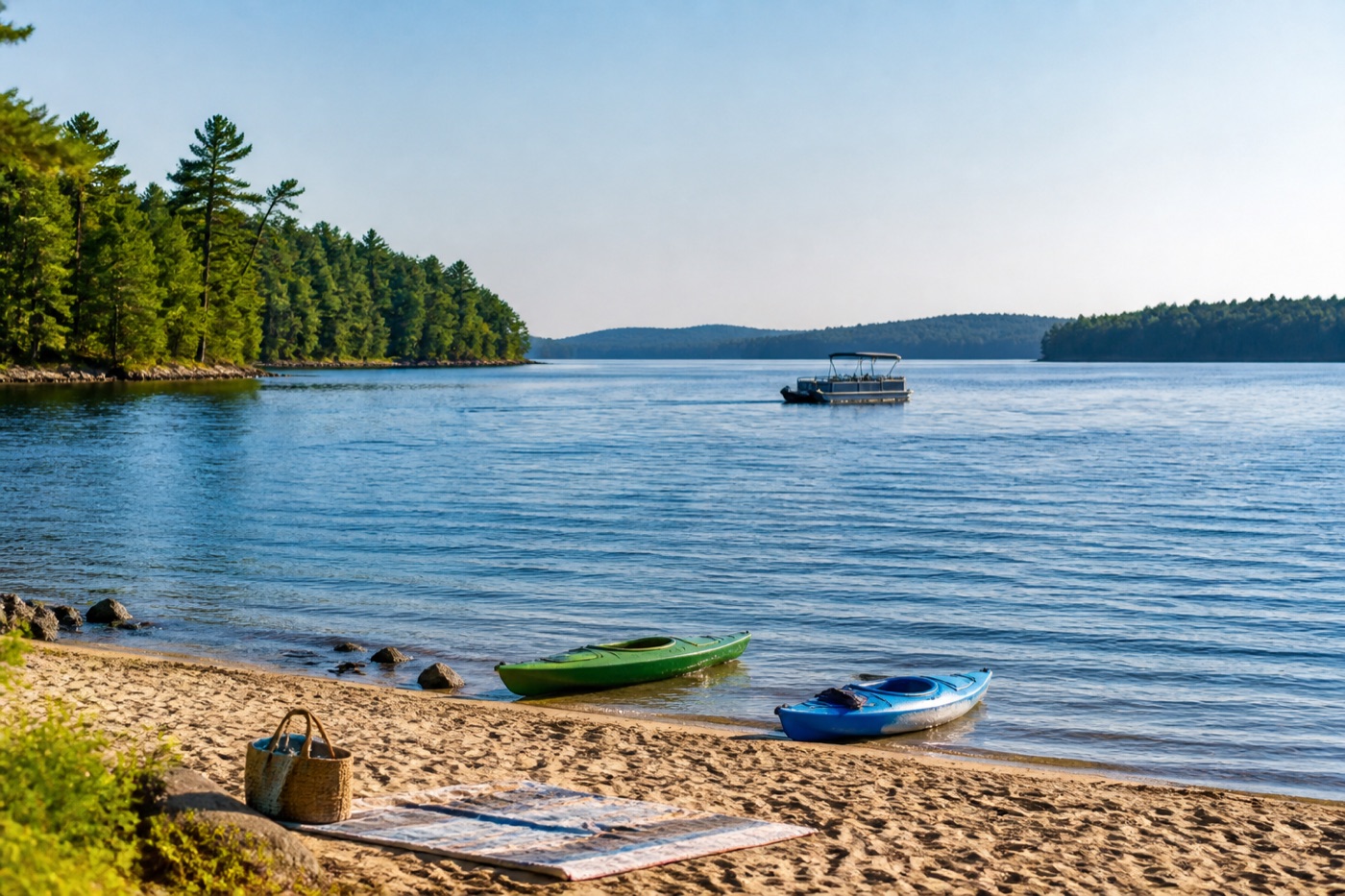 Labor Day Weekend at Sebago Lake: Beaches, Boating, Food and Rainy-Day Plans