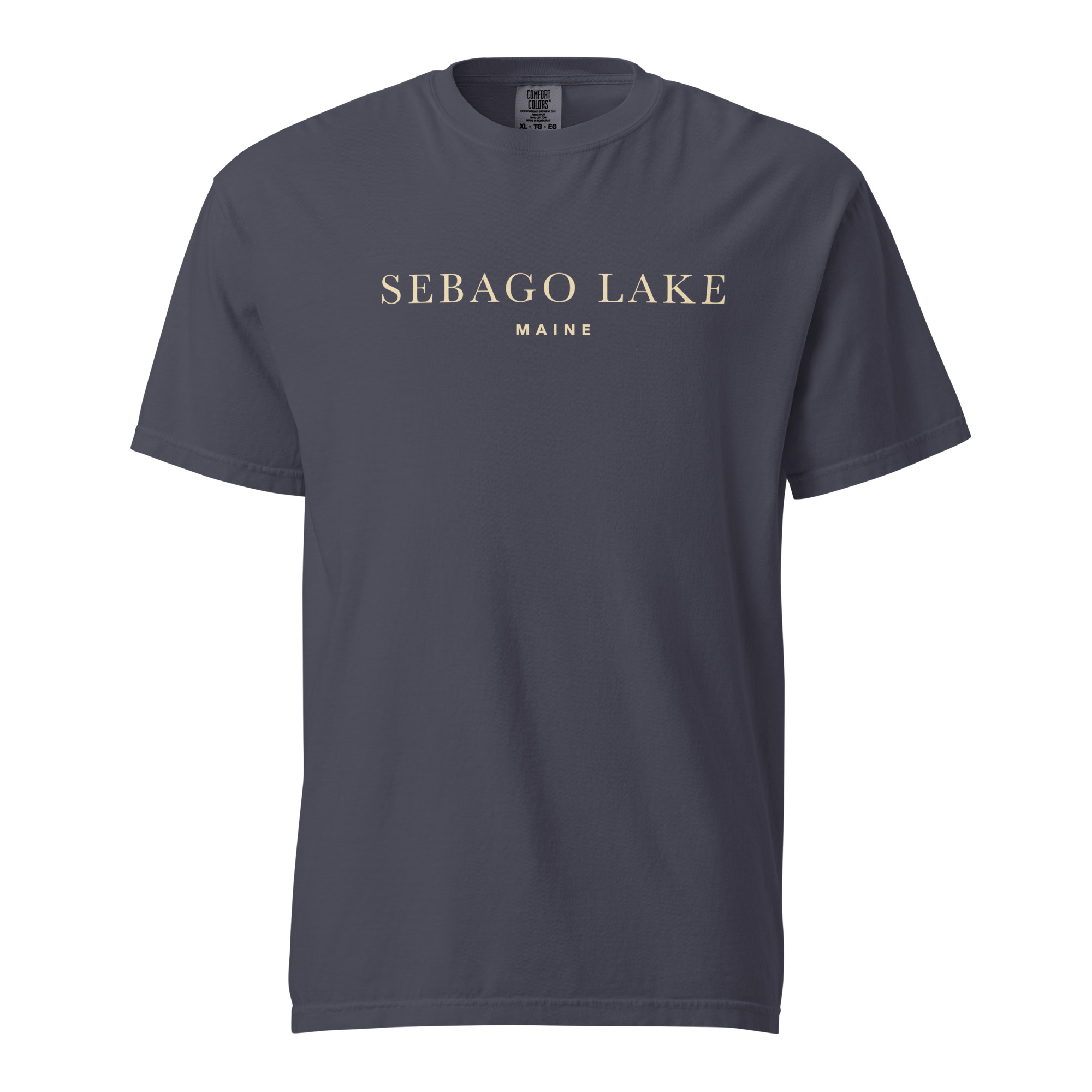 Sebago Lake Maine Minimalist Garment-Dyed T-Shirt - Image 2