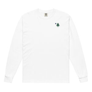 Maine Lone Pine Flag Garment-Dyed Long-Sleeve T-Shirt