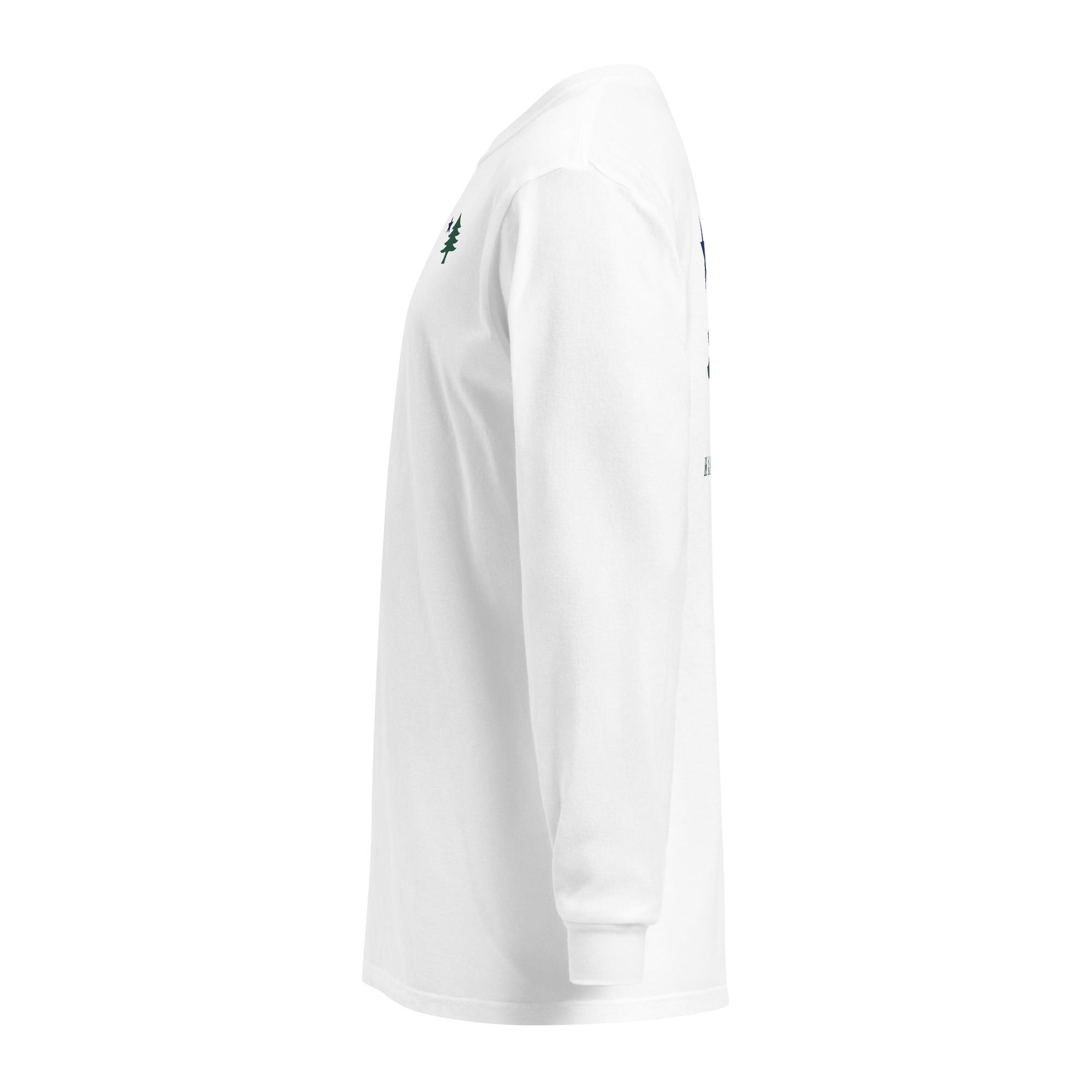 Maine Lone Pine Flag Garment-Dyed Long-Sleeve T-Shirt - Image 3