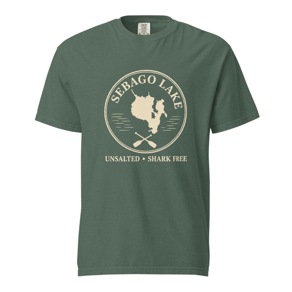 Sebago Lake Unsalted • Shark Free Garment-Dyed T-Shirt