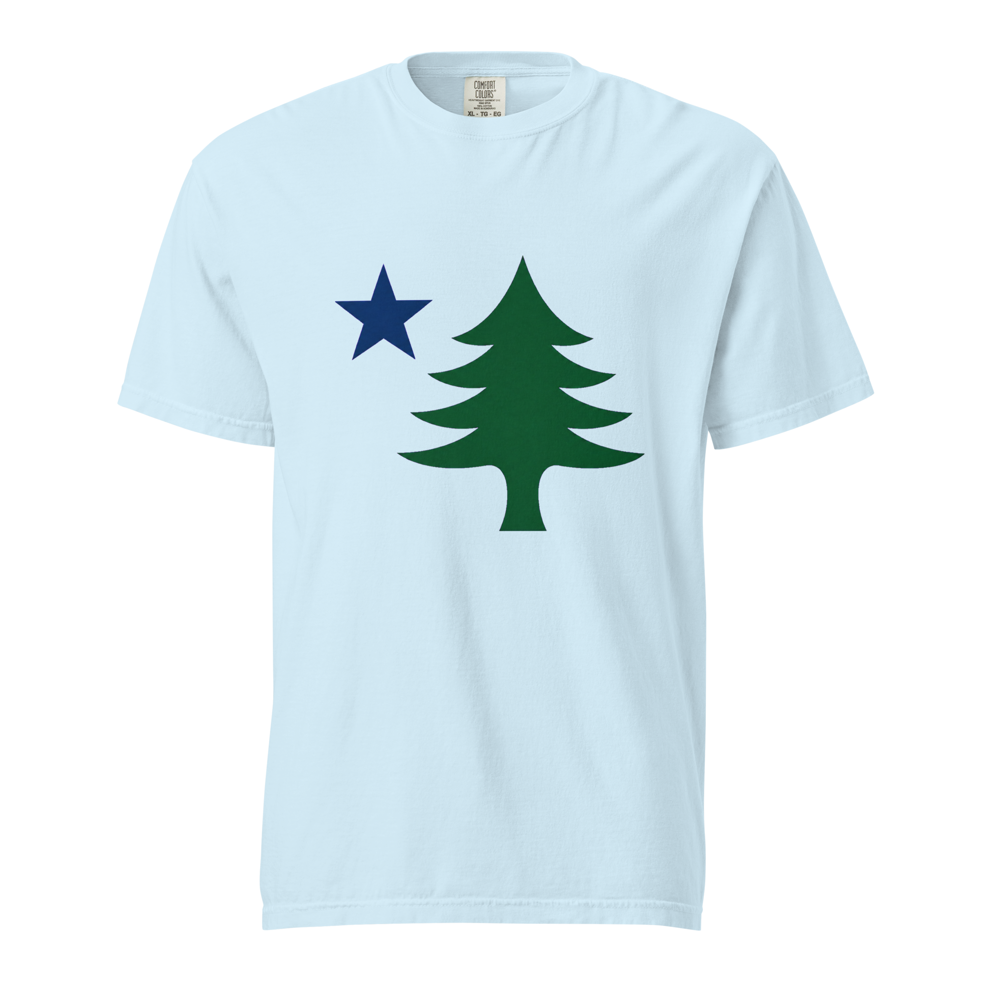 Maine Lone Pine Flag Garment-Dyed T-Shirt - Image 3