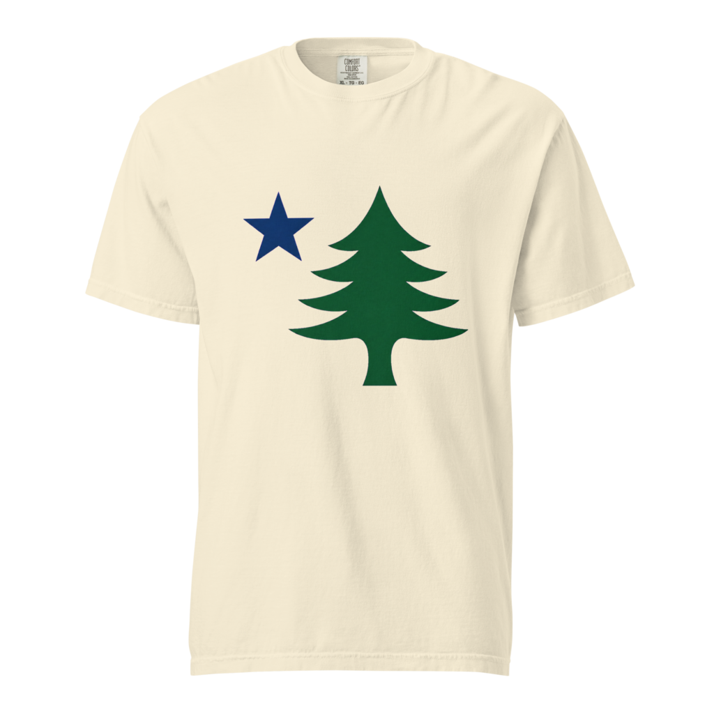 Maine Lone Pine Flag Garment-Dyed T-Shirt