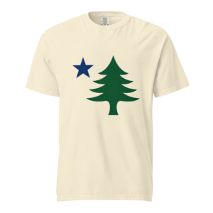 Maine Lone Pine Flag Garment-Dyed T-Shirt