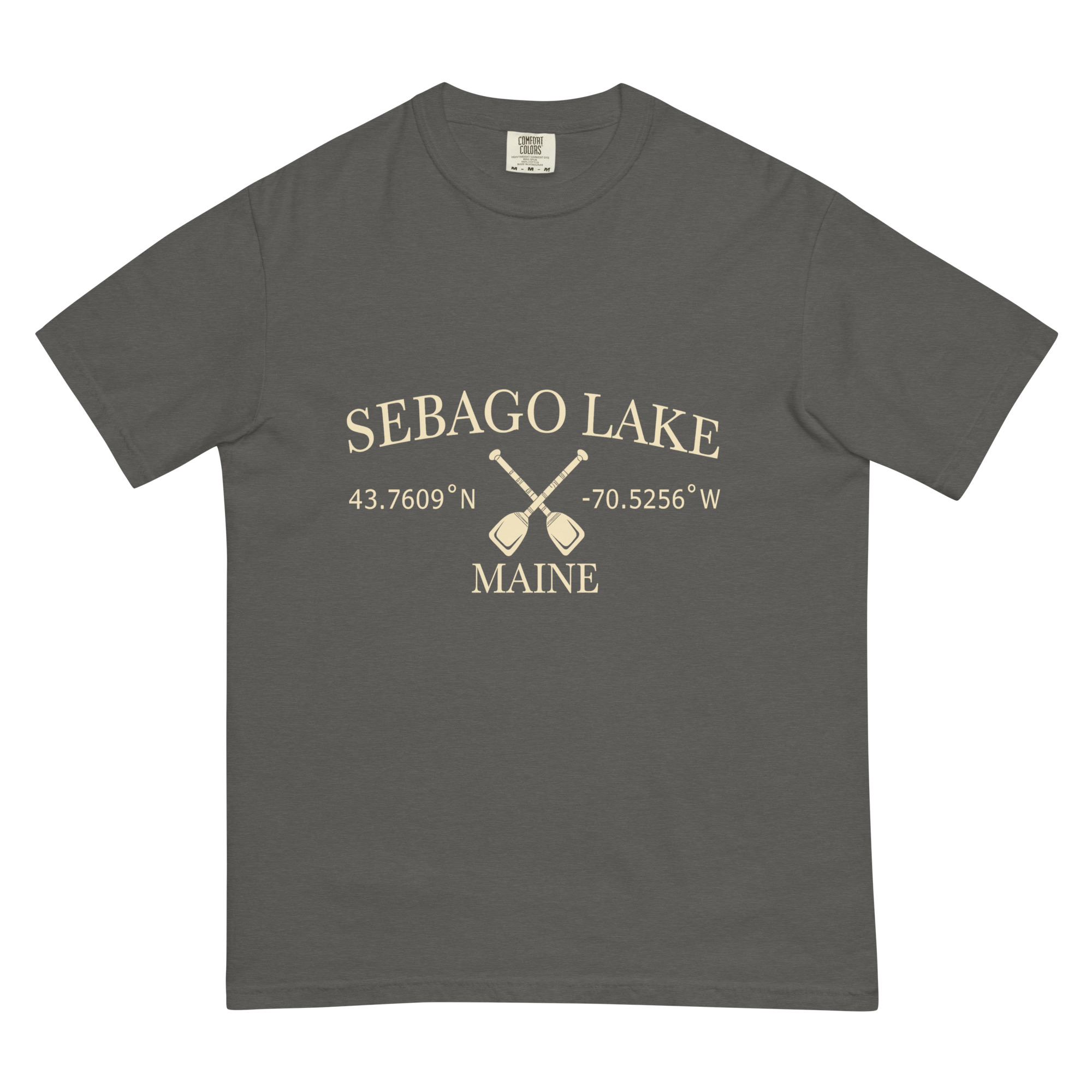 Sebago Lake Coordinates & Paddles Garment-Dyed T-Shirt - Image 5