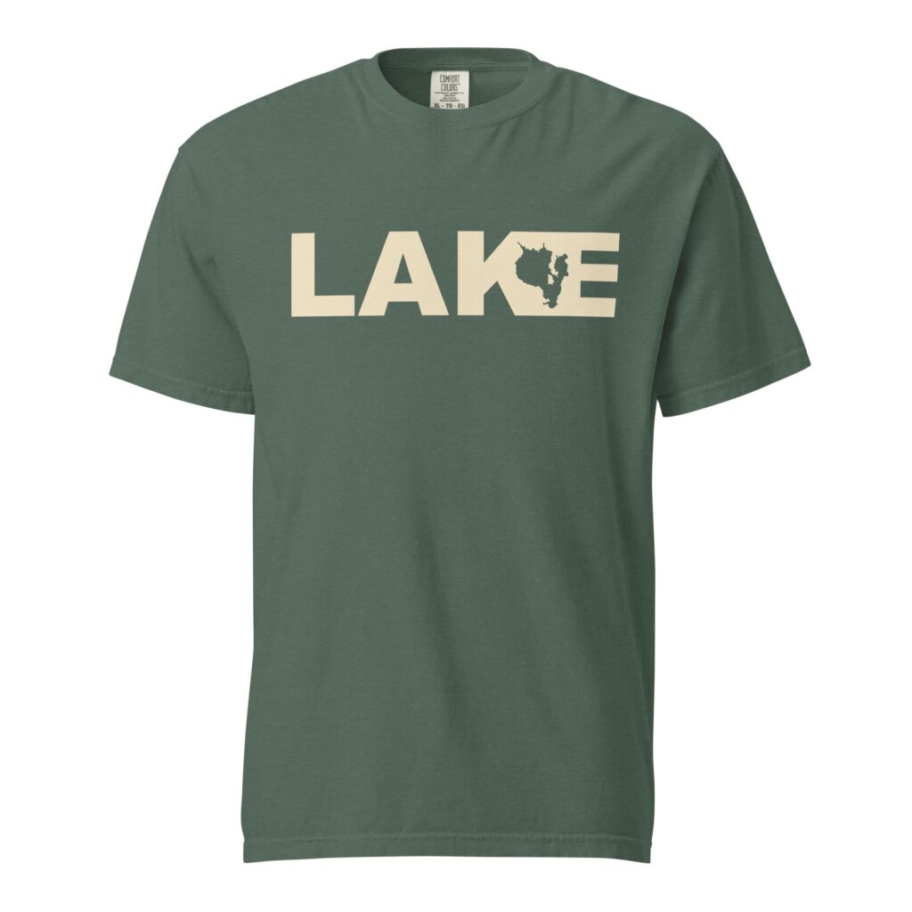 Sebago Lake LAKE Silhouette Garment-Dyed T-Shirt