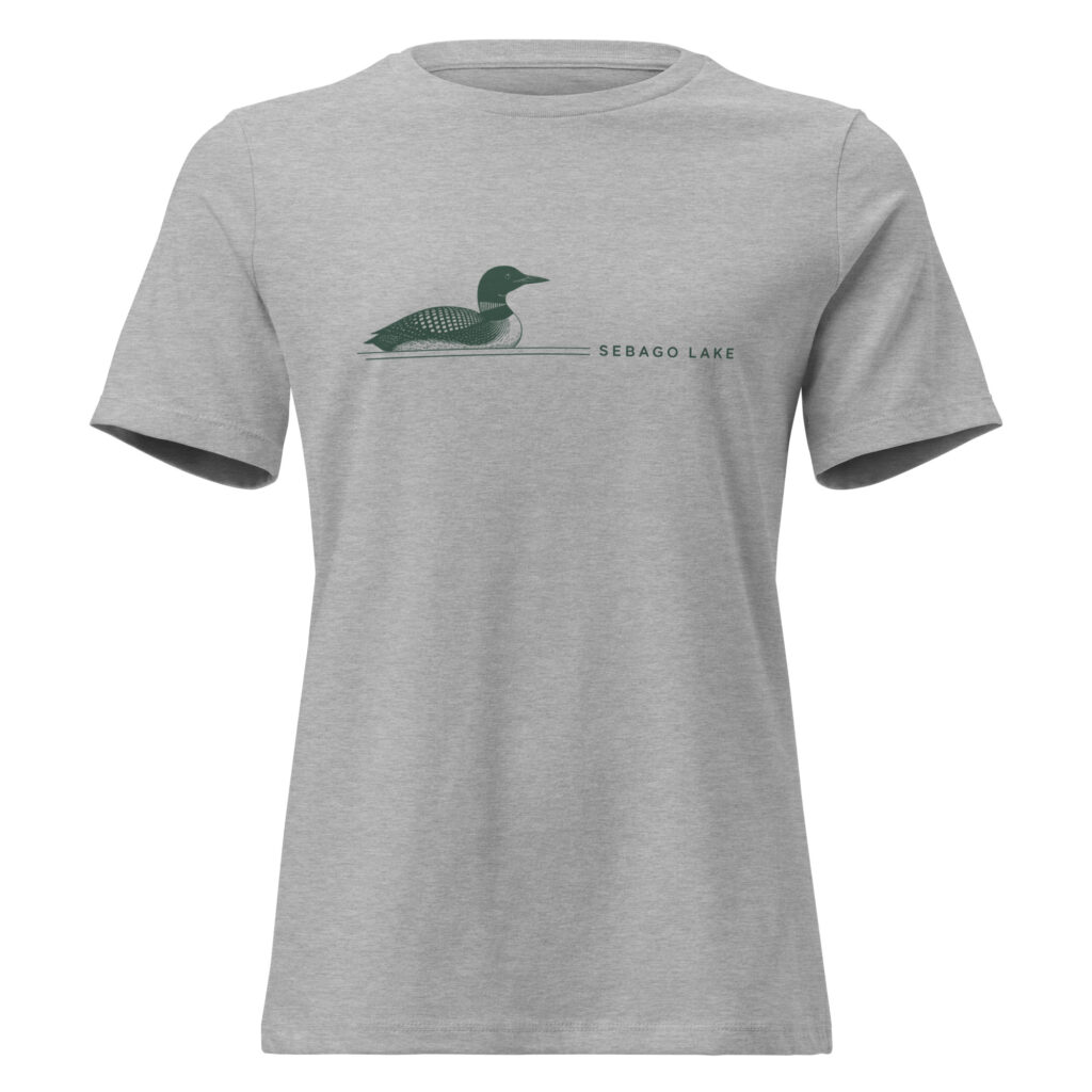 Sebago Lake Loon Pine Women’s Relaxed T-Shirt