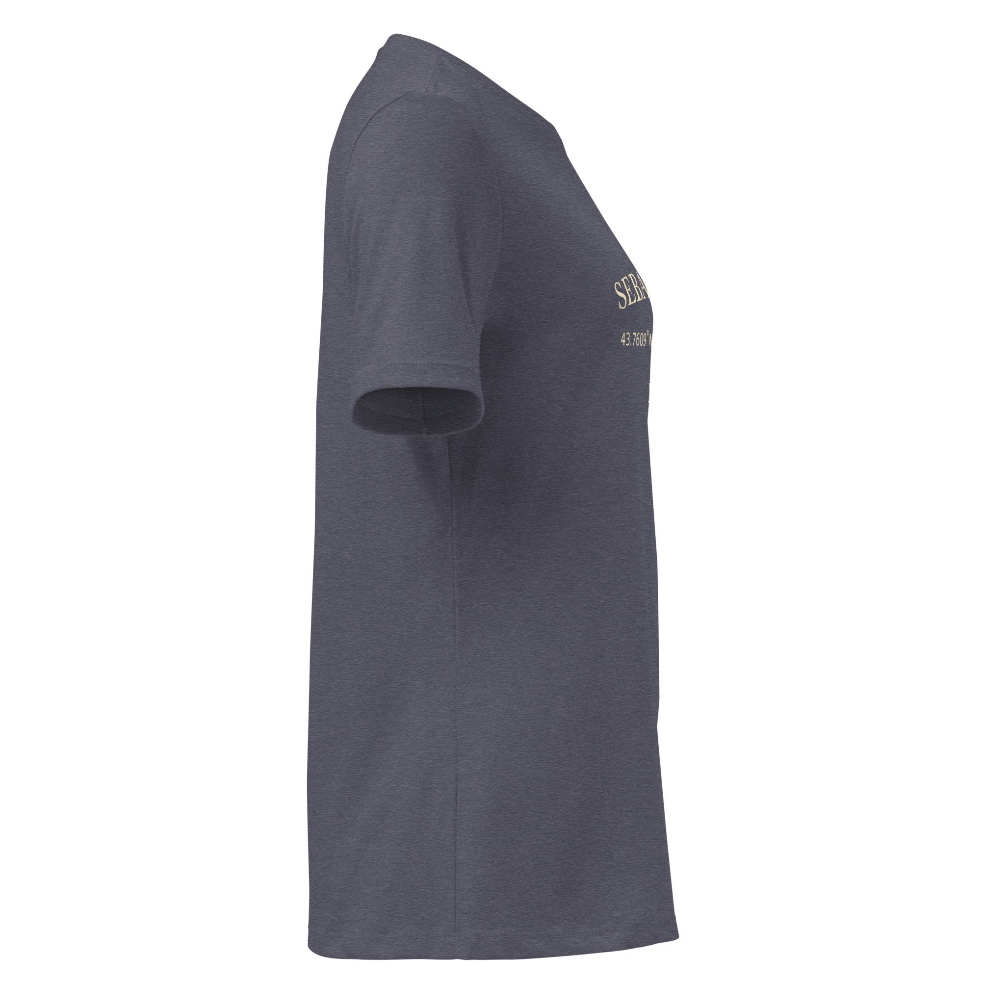 Sebago Lake Coordinates & Paddles Women’s Relaxed T-Shirt - Image 6