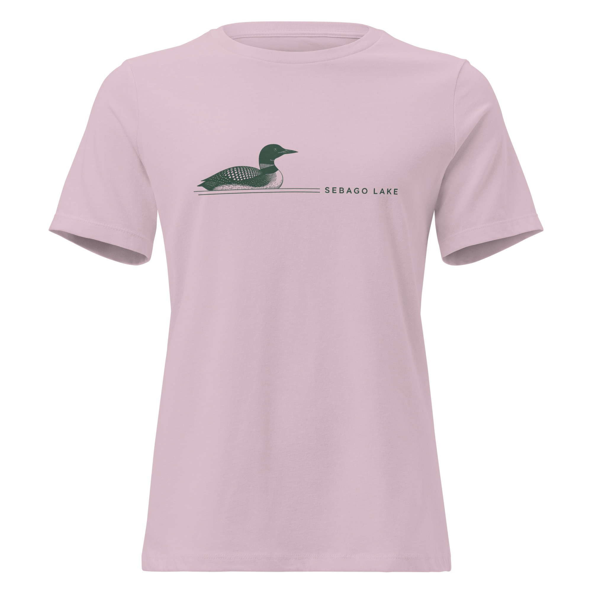 Sebago Lake Loon Pine Women’s Relaxed T-Shirt - Image 4