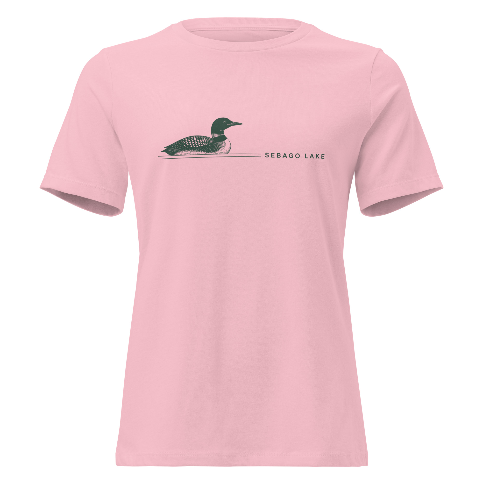 Sebago Lake Loon Pine Women’s Relaxed T-Shirt - Image 5