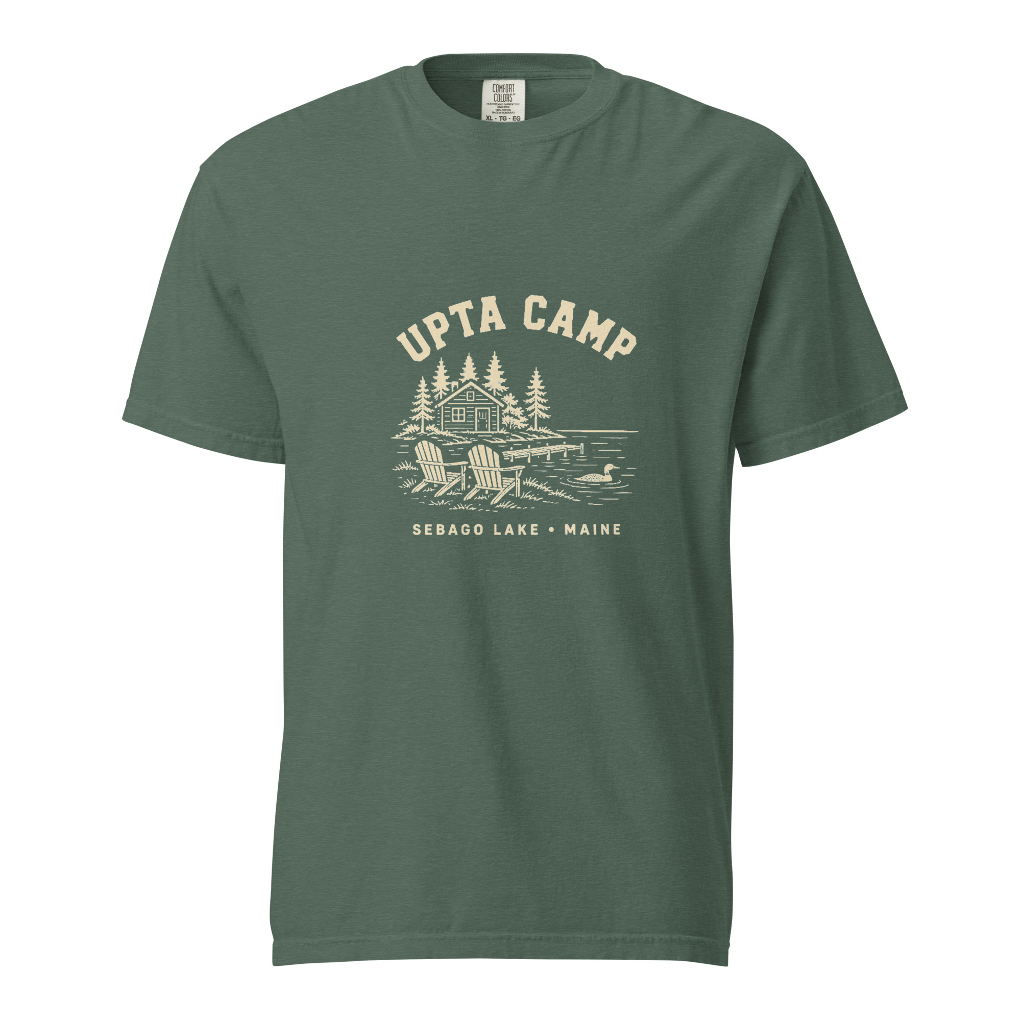 Upta Camp Sebago Lake Garment-Dyed T-Shirt - Image 3