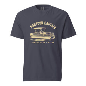 Pontoon Captain Sebago Lake Garment-Dyed T-Shirt