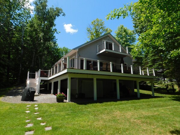 Miller Camp exterior and lawn in Standish